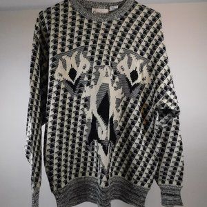 Men's Gabrielle Black/White Sweater XL	CL3750	1020